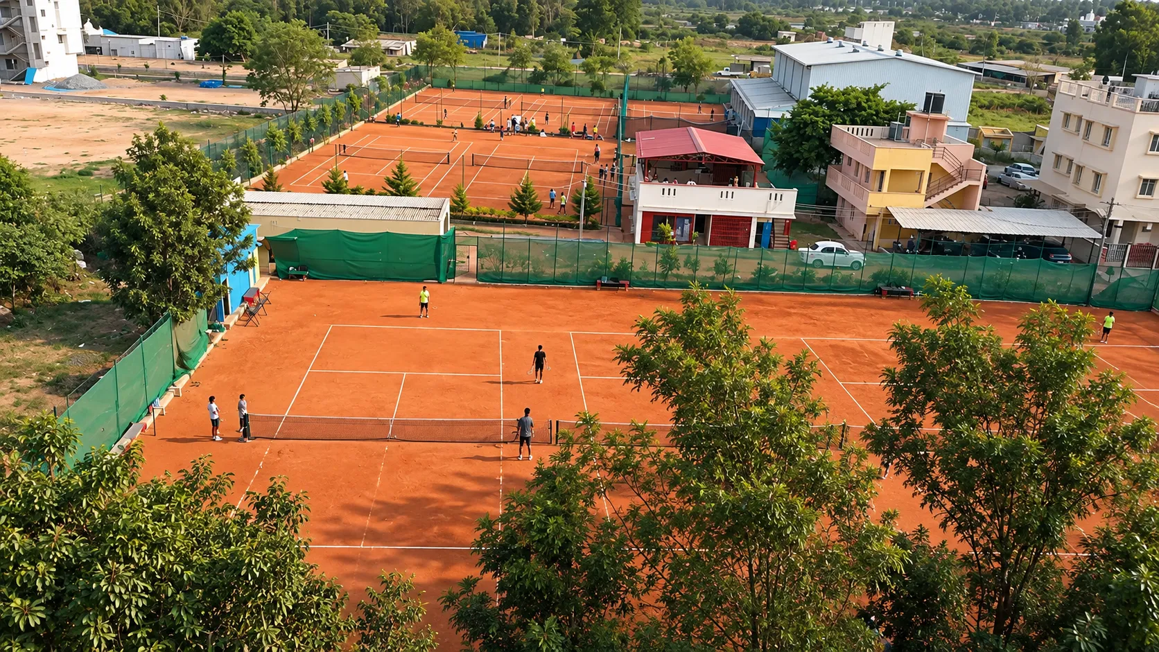 Clay courts